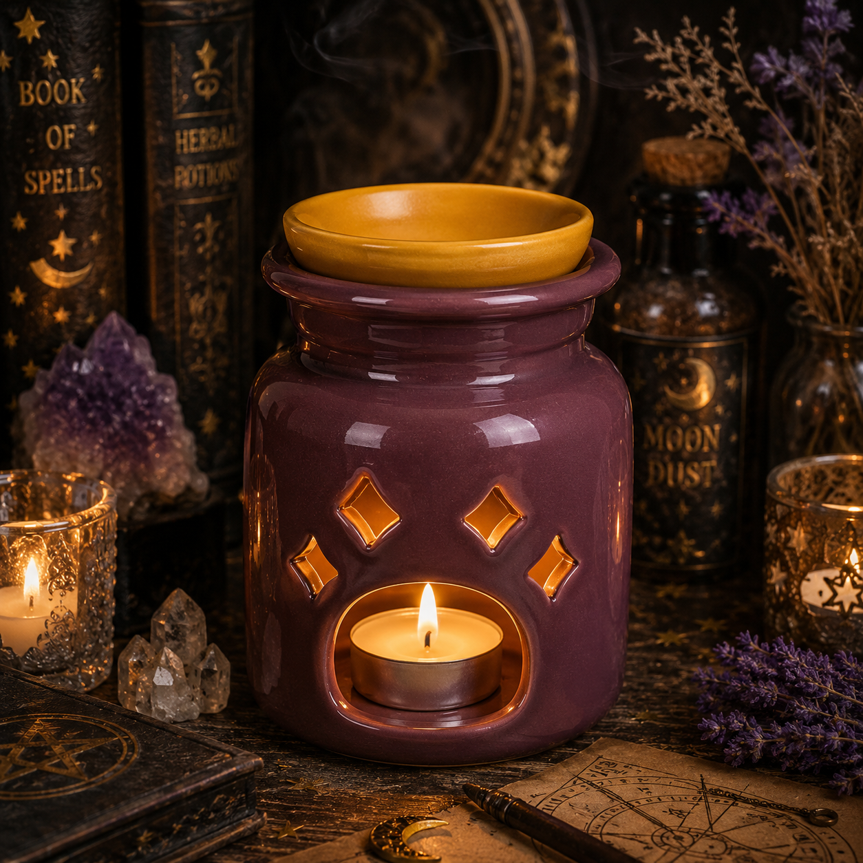 Quemador de Wax Melts Pócima Lila