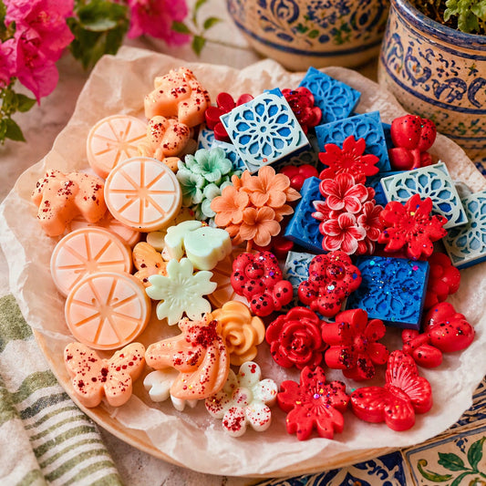 Colección Andaluza Wax Melts – Azahar & Geranio | LICAROMA