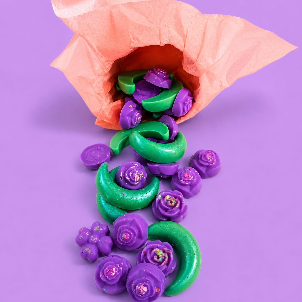 Wax Melts Campanitas Lilas | Cera de Soja Artesanal – LICAROMA
