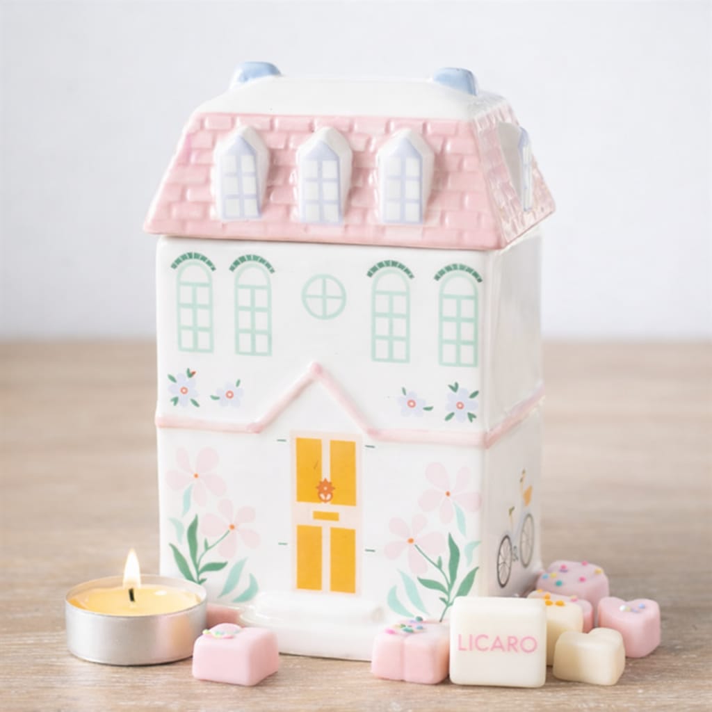 Quemador de Cera Casita Pastel 🏡 para Wax Melts | LICAROMA