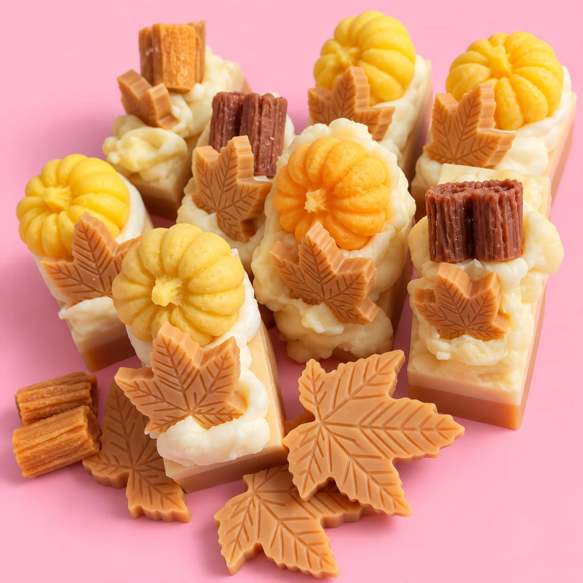 Pastelitos Pumpkin Spice | Wax Melts de Calabaza Especiada