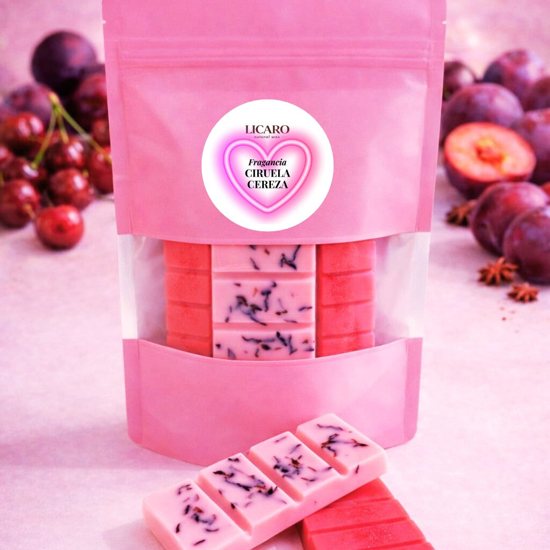 Wax Melts de Ciruela y Cereza – Aroma Afrutado y Dulce | LICAROMA