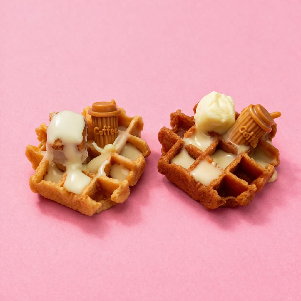 Wax Melts Dúo Gofres Dulces – Caramelo y Caramelo Café | LICAROMA
