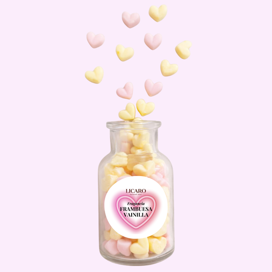 Wax Melts Latidos de Vainilla y Frambuesa – Aroma Dulce | LICAROMA