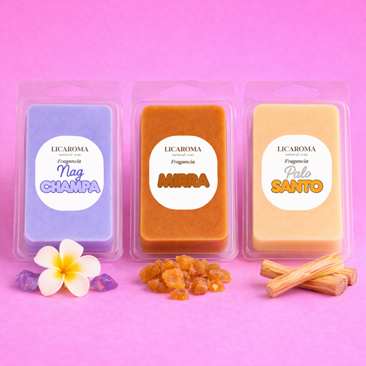 Pack 3 Wax Melts Pack Energía y Ritual  | LICAROMA