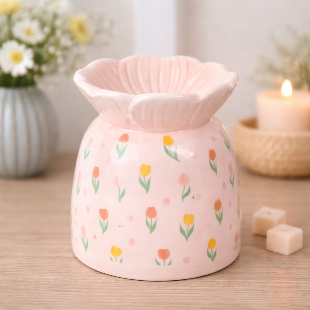 Quemador Tulipanes 🌷 para Wax Melts en Cerámica | LICAROMA