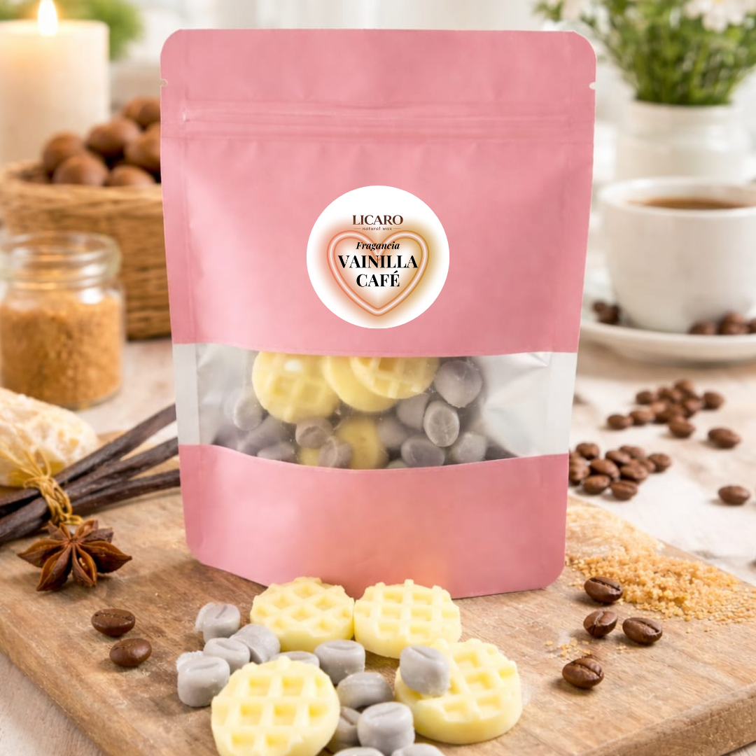 Wax Melts de Vainilla y Café – Aroma Dulce y Tostado | LICAROMA